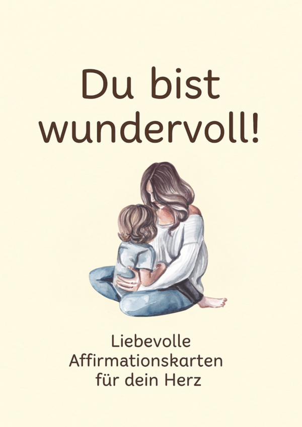Affirmationskarten „Du bist wundervoll!“ – Für glückliche und starke Kinderherzen