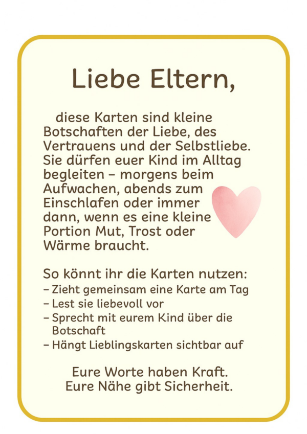 Affirmationskarten „Du bist wundervoll!“ – Für glückliche und starke Kinderherzen – Bild 2